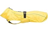 TRIXIE Regenmantel Vimy für Hunde XS gelb – Hunde-Regenjacke mit reflektierenden Elementen für mehr Sicherheit im Dunkeln – bequem & verstellbar - 7971