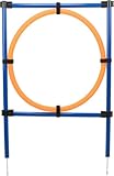 Trixie 3208 Dog Activity Agility Ring, Kunststoff, 115 × ø 3 cm, ø 65 cm, blau/orange
